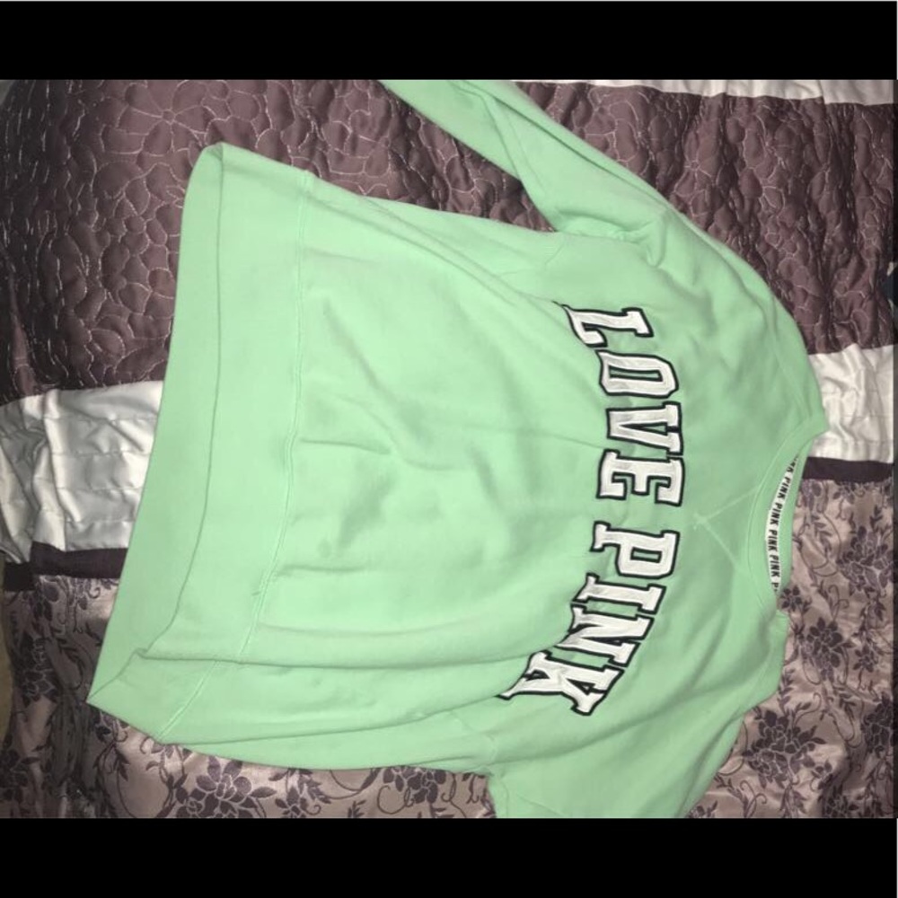 vs love pink sweater